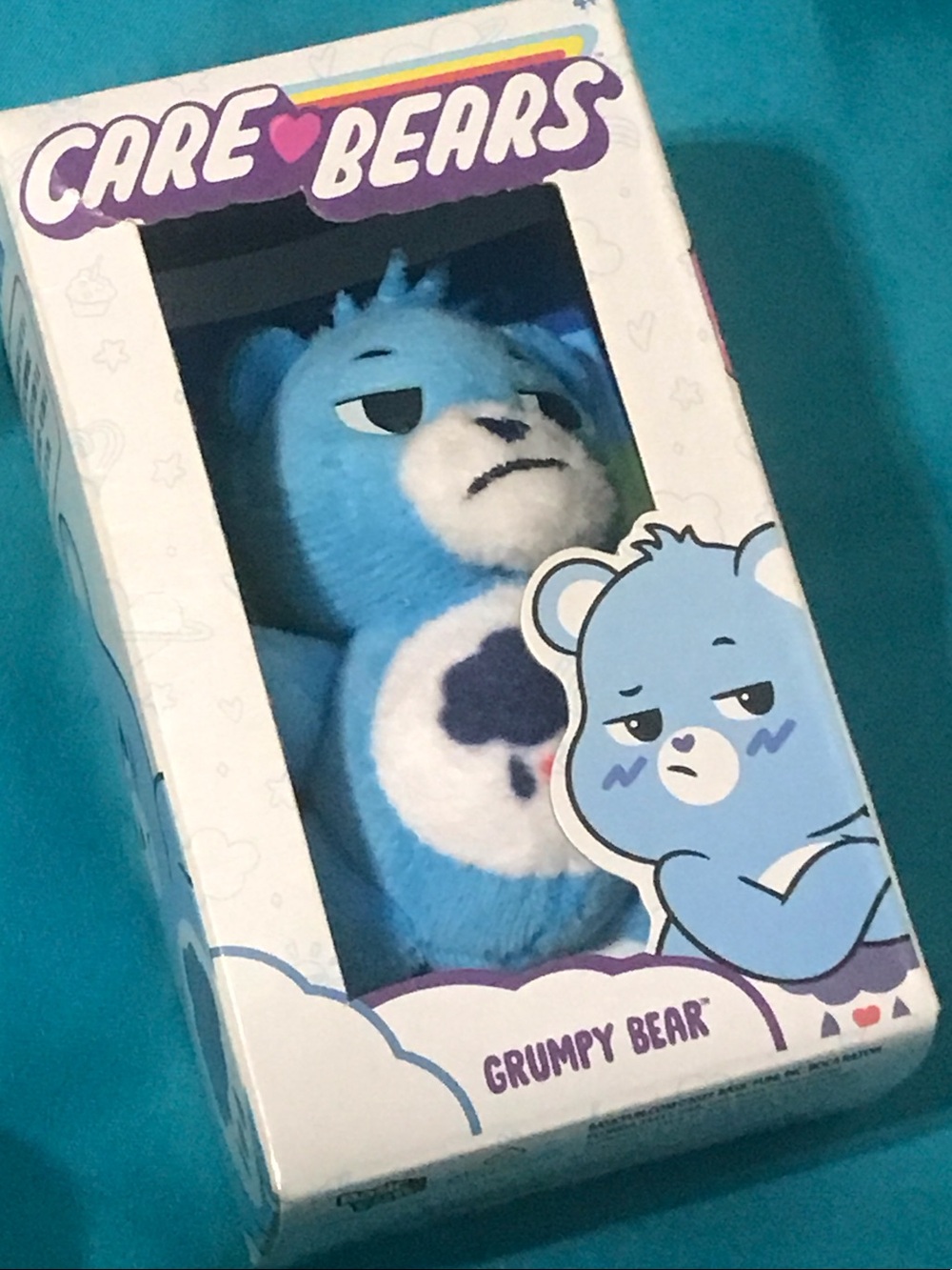Care Bears Boxed Plush Set - Rainbow, Green, Blue, Pink, Yellow 🌼🌼CARE BEARS 🌼 - Picture 10 of 15